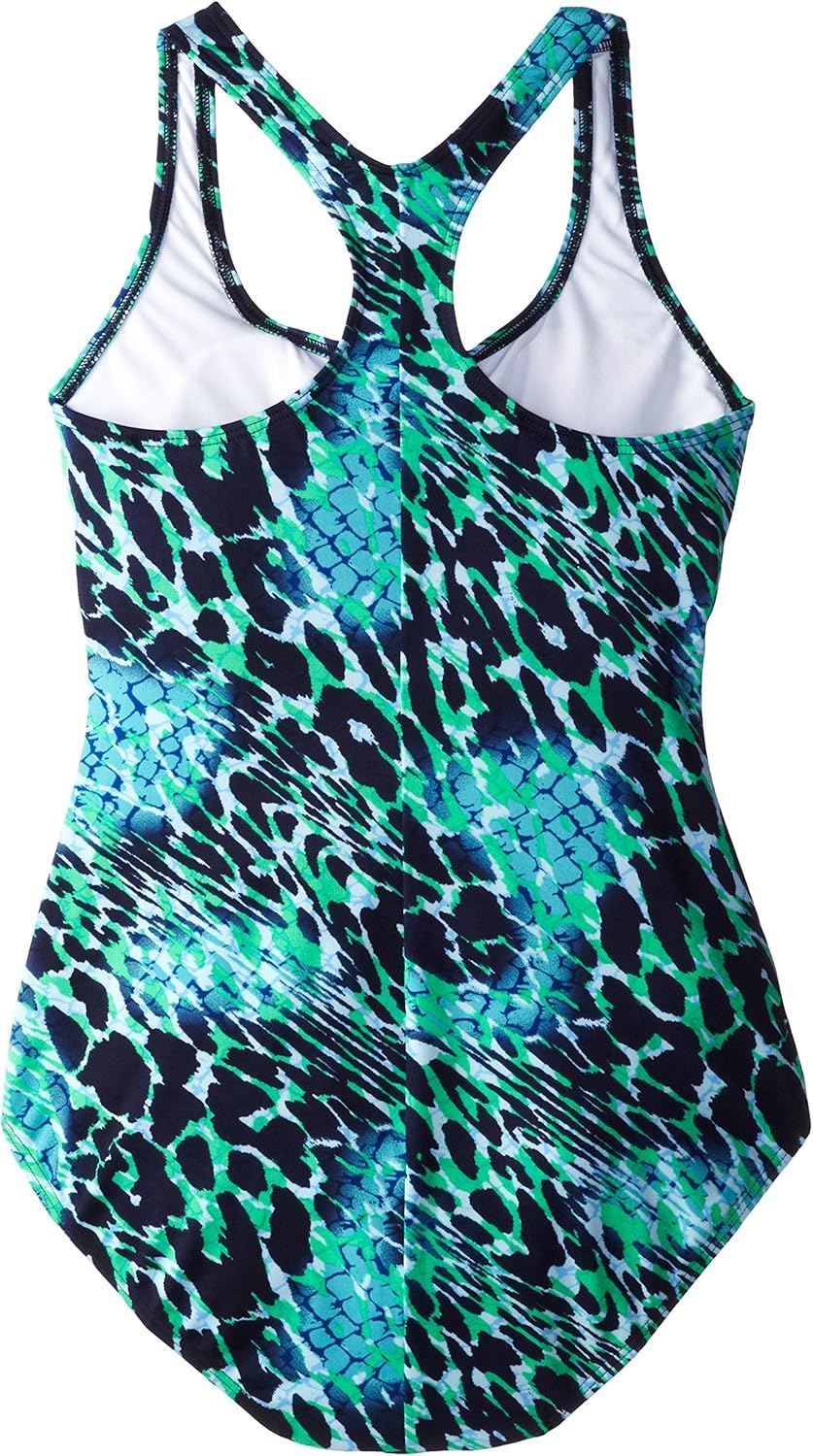 The Finals Women's T-Back Fitness Jungle Print Swimsuit