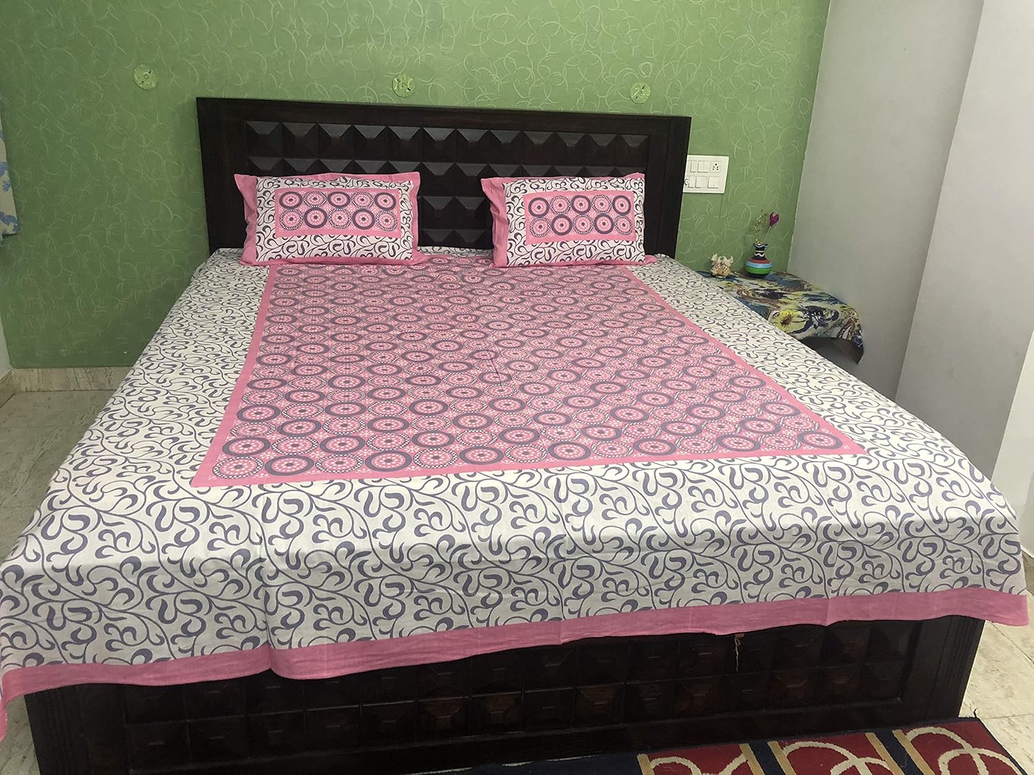 Amazon Double Bedsheet Diwali Special Gaurik Designs Pure Cotton