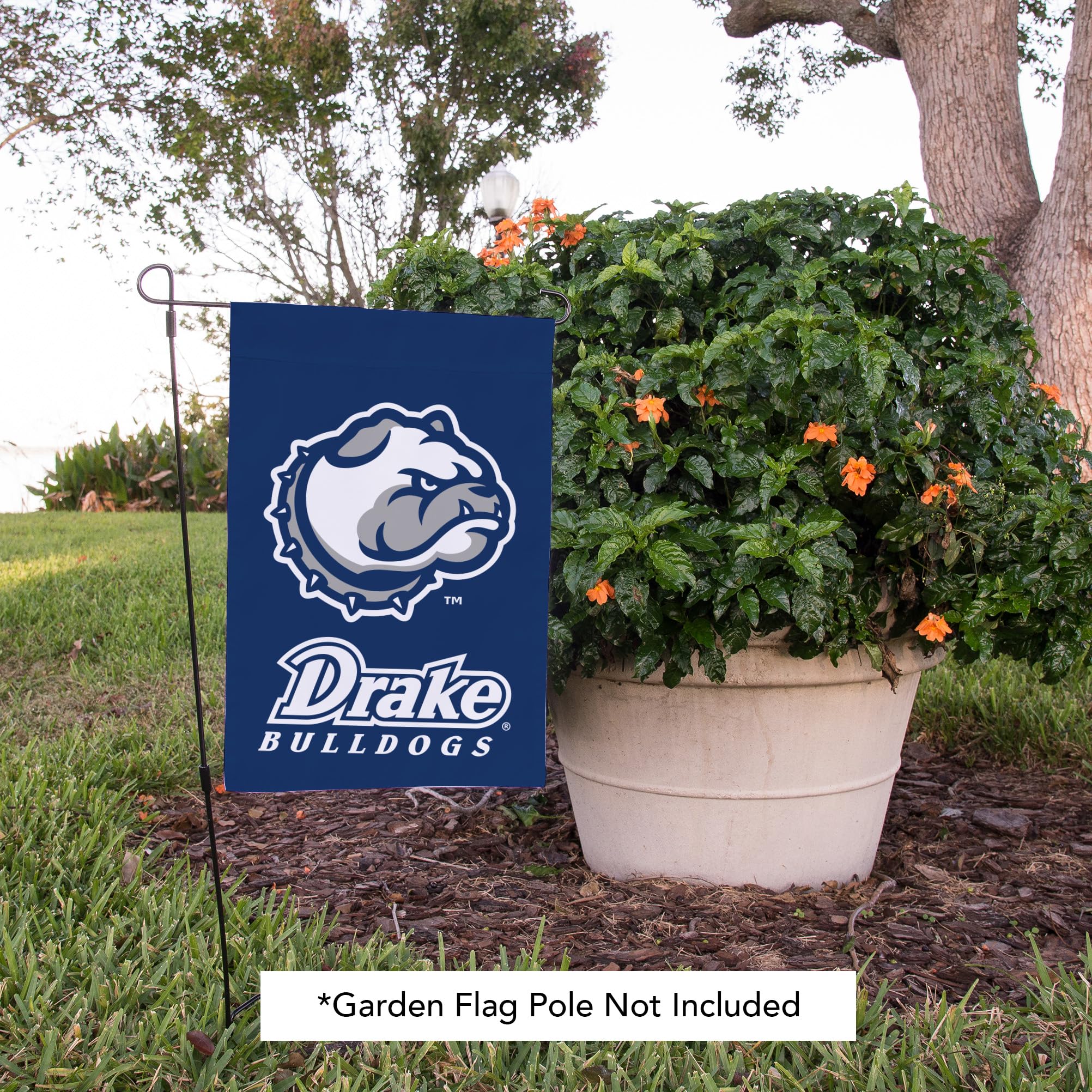 Drake Bulldogs NCAA House Flag - 30x40 Inches, Double-Sided Polyester