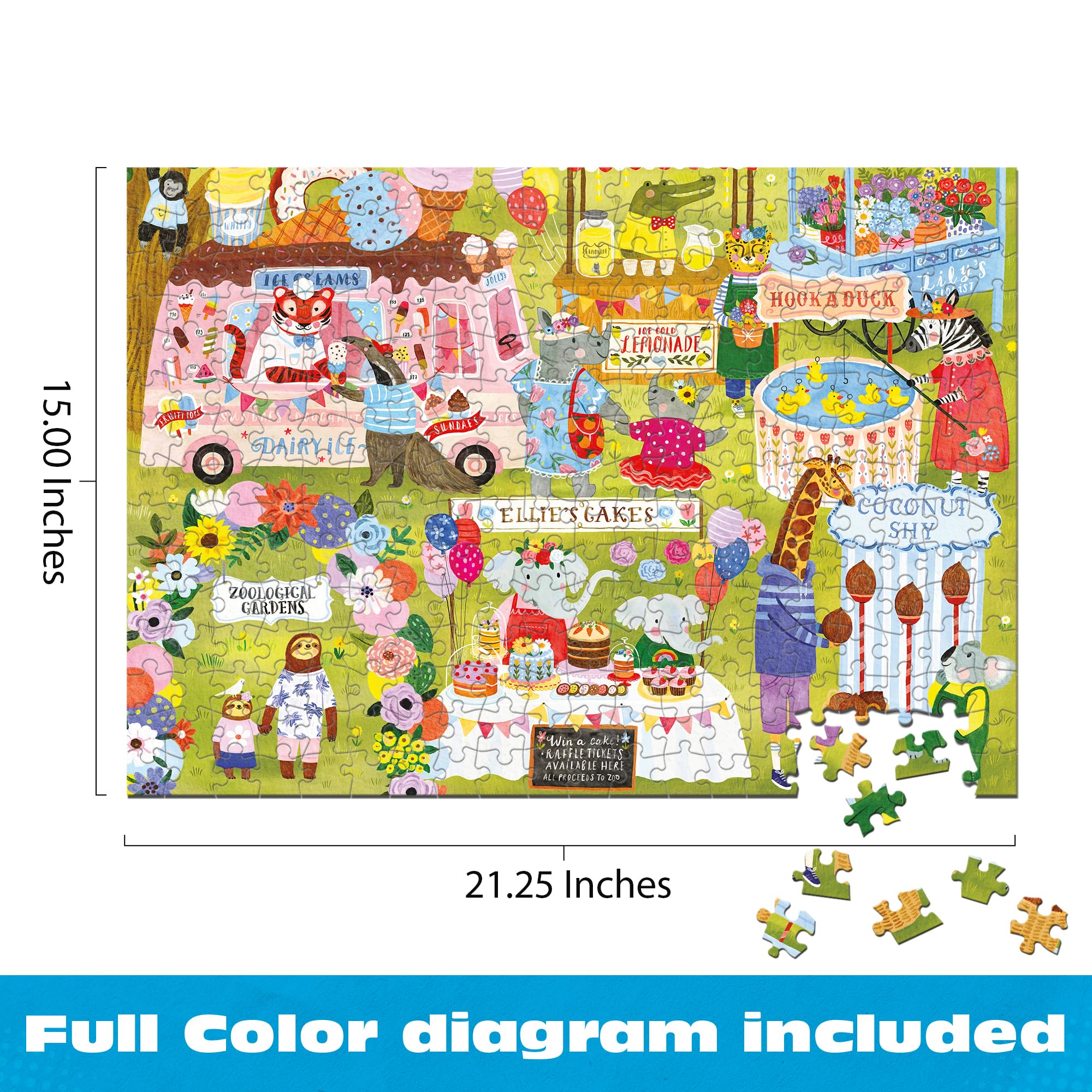 Amazon.com: Ceaco - Jenny Miriam - Zoological Gardens - 300 Piece