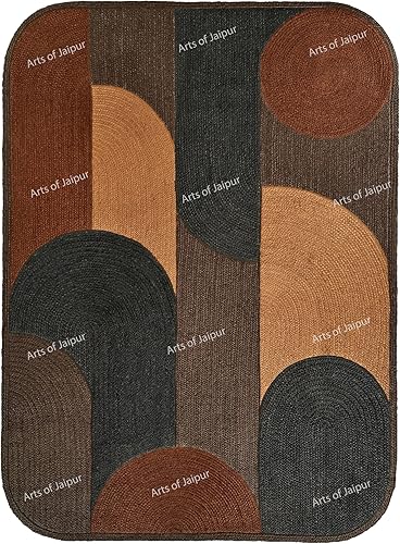 Miniatura 4 de ARTS OF JAIPUR Collection - Alfombra de pasillo trenzada a mano de 3 x 10 pies, alfombra de pasillo de yute para interiores, pasillo, cocina,