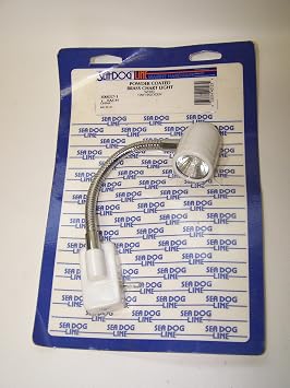 400557 Sea-Dog Line Powder Coated White Over Brass 10W Halogen Chart Light SURPLUS 132-4264