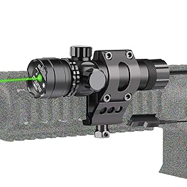 Feyachi GL6 Green Laser Sight with 45 Degree P13 Picatinny Rail Mount and Pressure Switch