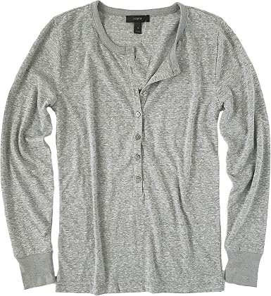 Slim Fit Long Sleeve Henley Tee 