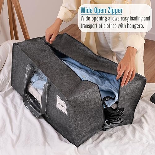 Vista 65 de VENO Paquete de 6 bolsas de mudanza extra grandes para mudanza universitaria, bolsas de almacenamiento resistentes, cajas de embalaje y suministros