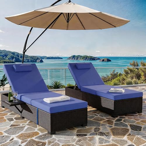 SUNVIVI SUNVIVI Outdoor Patio Chaise Lounge