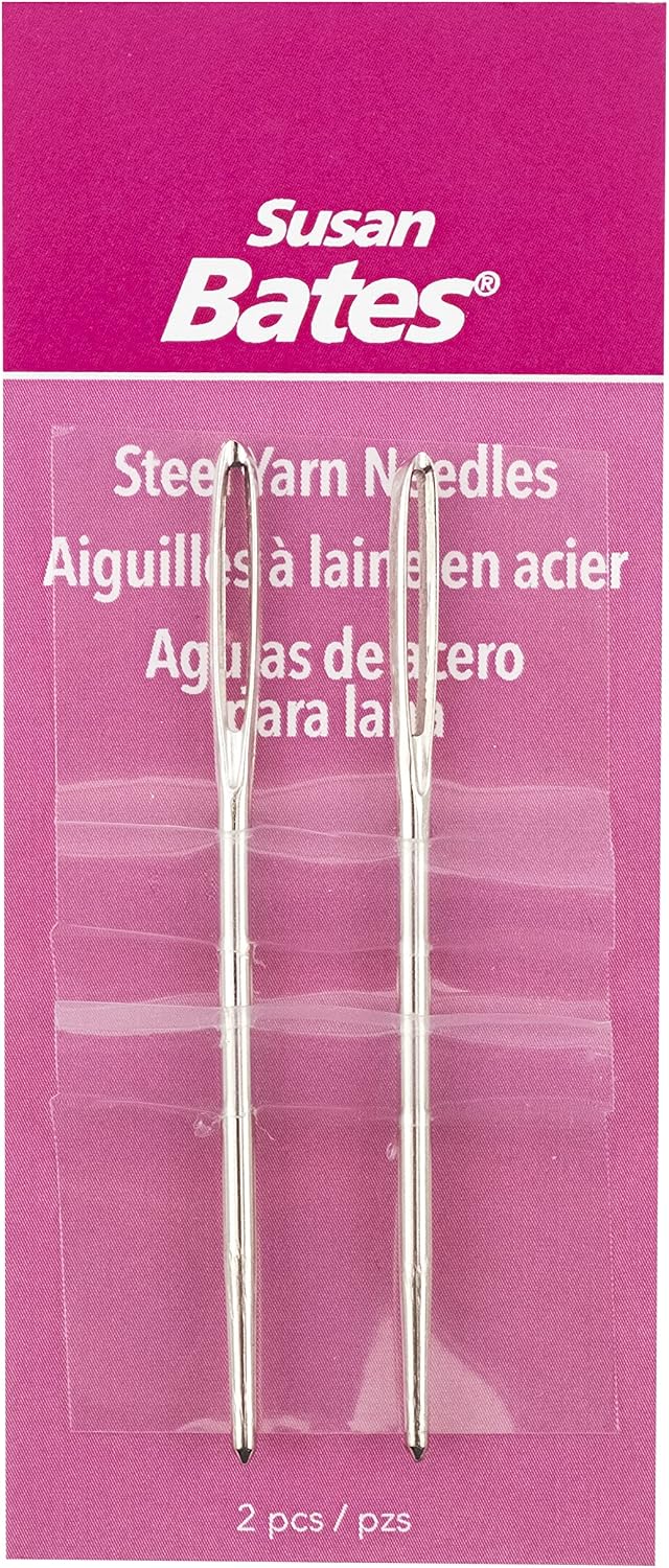 Susan Bates Steel Yarn Needles 2.75", Size 13 2/Pkg