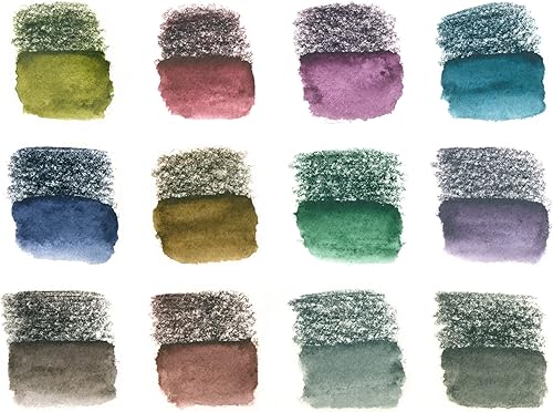 Miniatura 7 de STAEDTLER - Lápices de grafito tintados solubles en agua, juego de artista de acuarela, pre-afilados, 12 colores en estuche de metal, 14610T M12