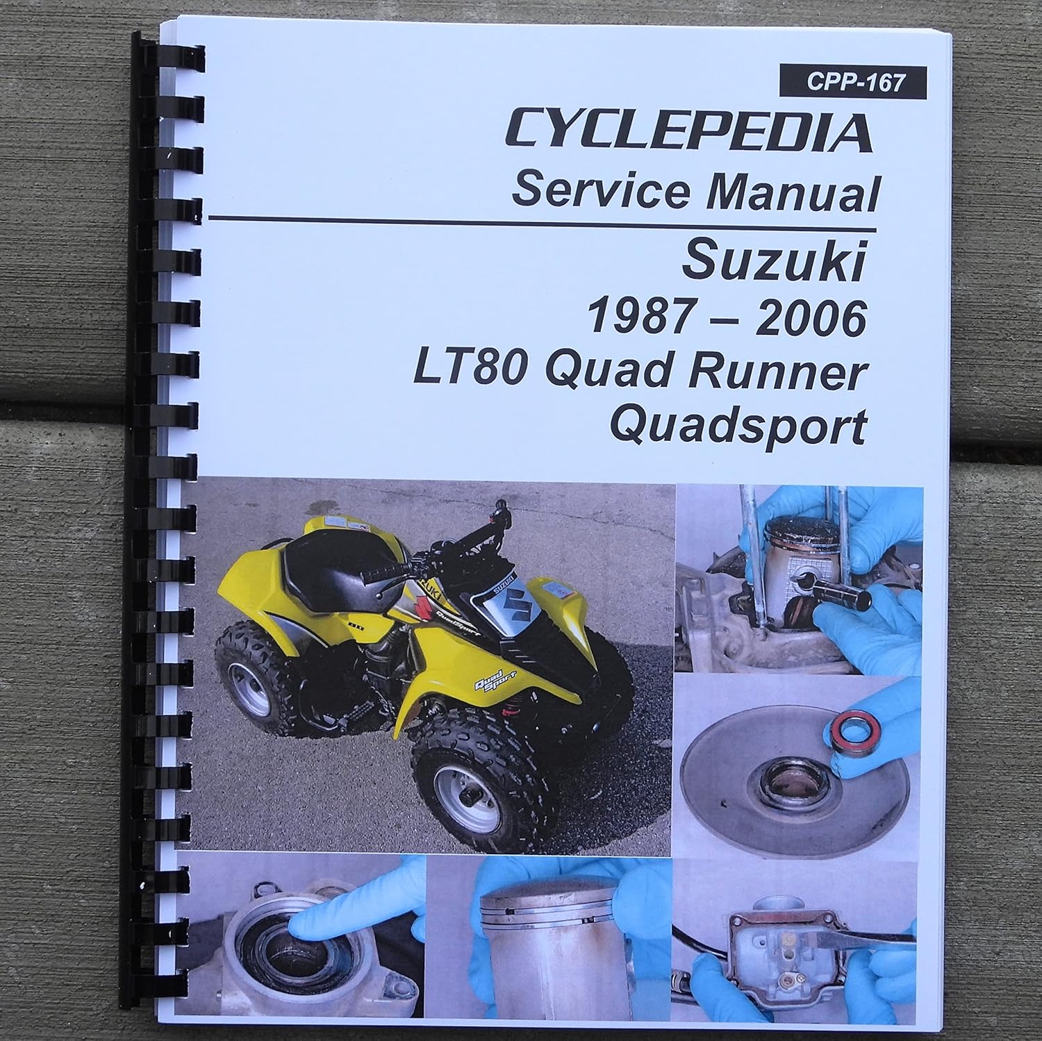i5motorcycle Service & Repair Manual for Suzuki Quadsport Quad Sport LT80 LT 80 ATV 1987-2006