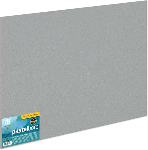 Miniatura 40 de Ampersand Art Supply Panel de pintura pastel: Serie Museo Pastelbord, blanco, perfil plano de 1/8 pulgadas, 9x12