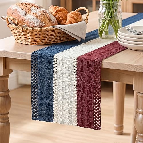 Artoid Mode Blue Beige Red Farmhouse Rustic Memorial Day Table
