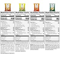 Vista 2 de Quaker - Patatas fritas de arroz, sin gluten, mezcla de variedad dulce y salada de 4 sabores, porción única, 19 g, paquete de 30