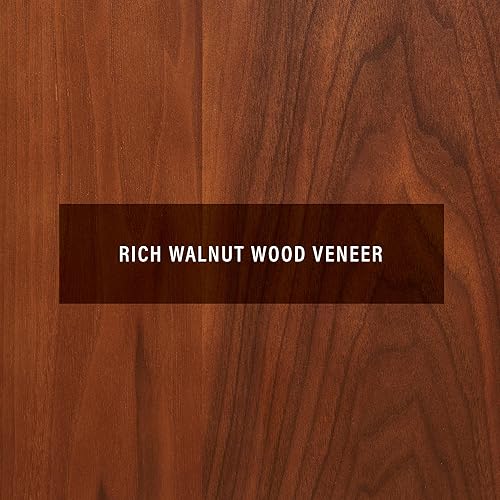 Miniatura 13 de Crosley Furniture Asheville Mid-Century Modern Media Console - Soporte para tocadiscos, almacenamiento para discos de vinilo, mediano, nogal