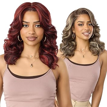Outre Lace Front Wig - Perfect Hair Line 13X6 Frontal - OnVybes - OnVybe 17 DR6/FROSTY ASH BROWN