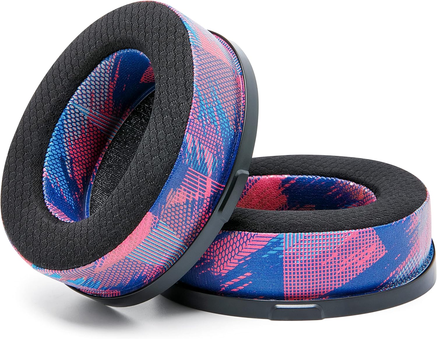 WC Freeze Penrose - Hybrid Fabric Cooling Gel Replacement Earpads for Audeze Penrose & Mobius, Made by Wicked Cushions, Improved Durability, Thickness and Sound Isolation | Speed Racer
