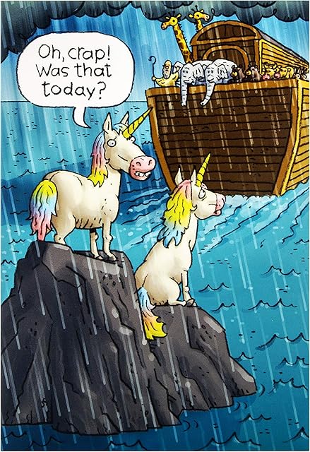 Birthday Humour Card from The Hallmark Studio - Cartoon Style Design