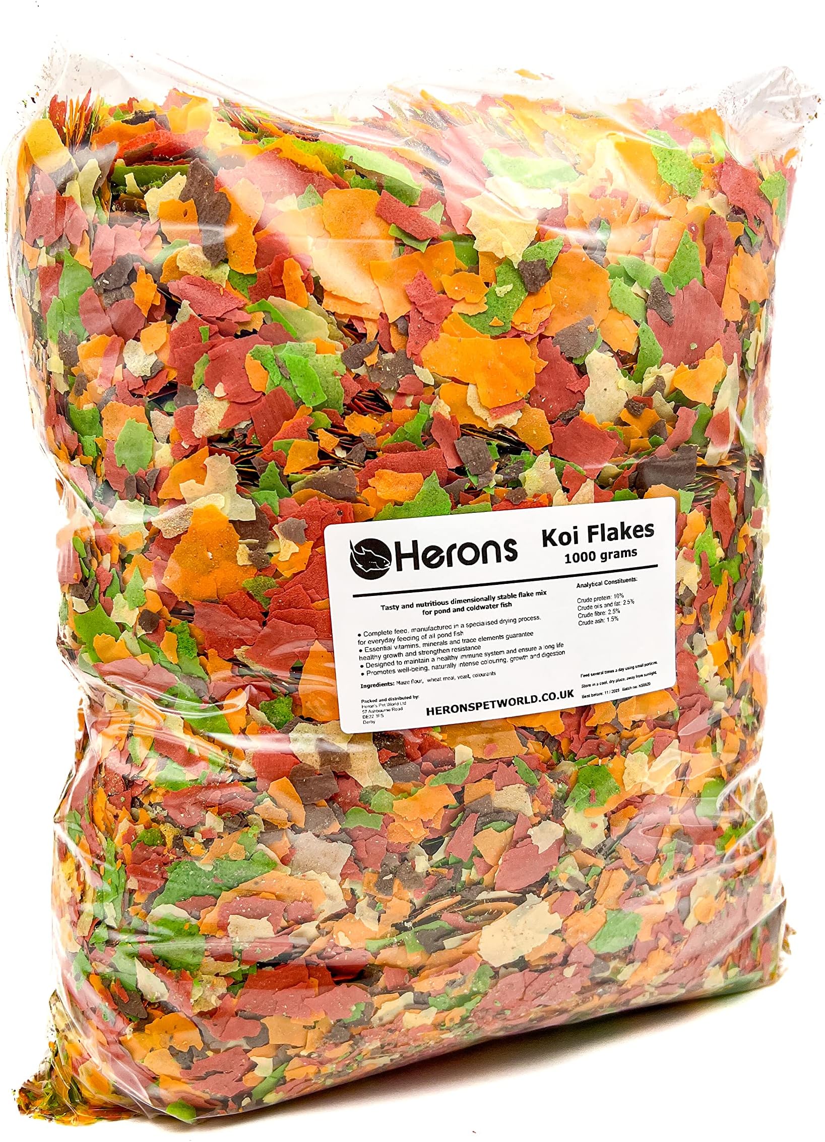 Supa Value Pond Flake Fish Food, 3 Litre Bucket | Premium Quality Koi ...