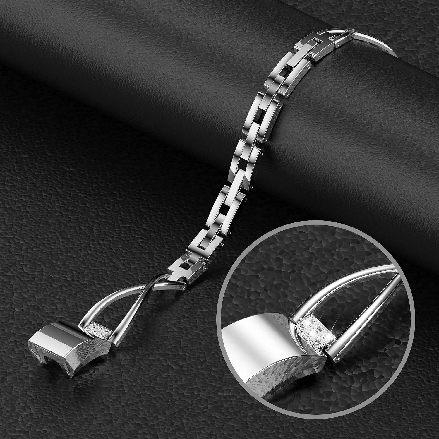 TOYOUTHS Compatible Fitbit Alta Bands and Fitbit Alta HR Bands, Rhinestone Replacement Bands Accessories Straps Wrist Bands for Women