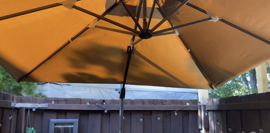 Watch before you buy!  Patio Cantilever Umbrella!  on Amazon Live