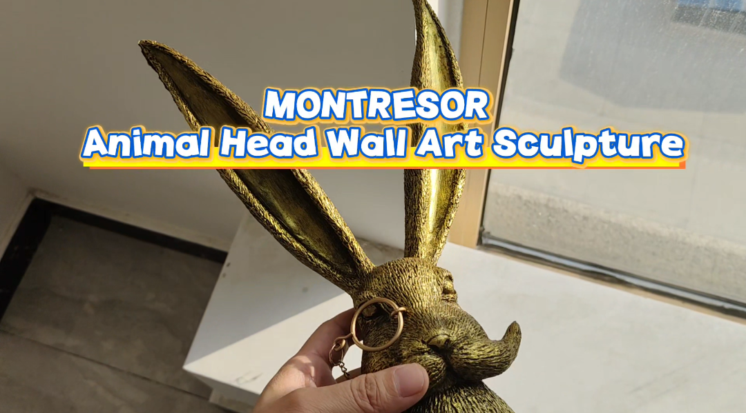 Amazon.com: montresor Animal Head Wall Art Sculptures PU Foam