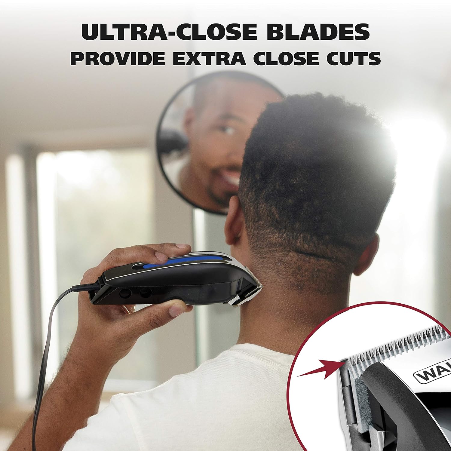 WAHL Clipper Close Cut Pro Haircutting Kit With Zero Overlap Blades, 3 Piece Kit