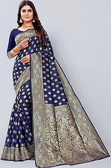 Sugathari Women's Banarasi Saree Pure Kanjivaram Silk Saree Soft new ladies 2023 Design Wear Pattu Sarees Latest Cotton Party Sari collections With Blouse Piece for Wedding sadi (PARI S-1 MAROON)