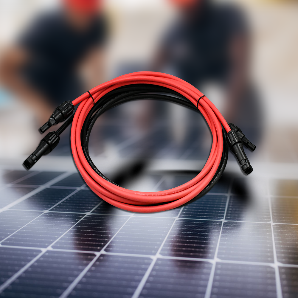 Solarkabel 6mm² 10 Meter Verlängerung - Mit MC4 Steckern UV-beständig