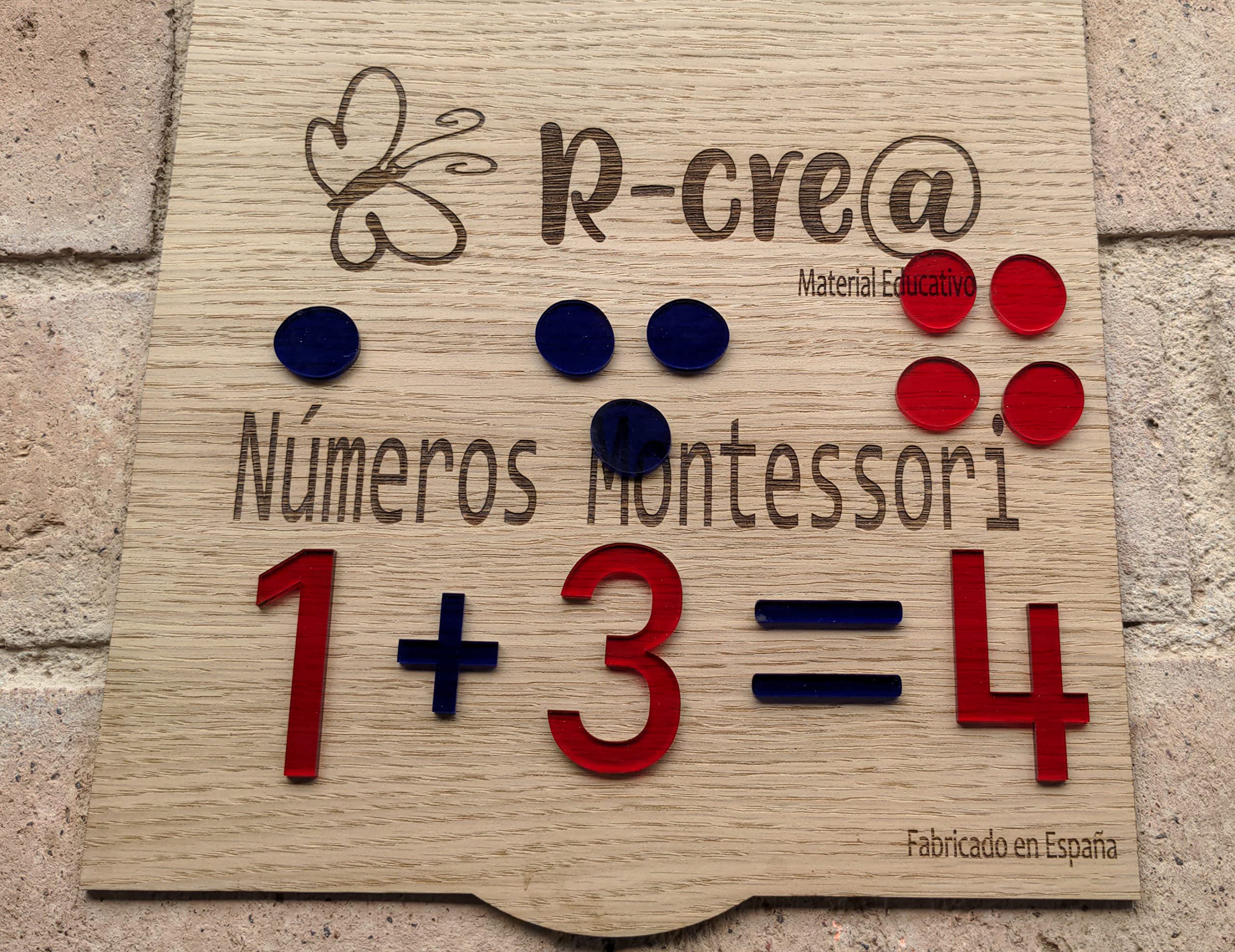 Scatola dei Numeri Montessori – Materiale Educativo per la Matematica | Numeri in Metacrilato Trasparente per Tavolo Luminoso | Ideale per Prime Operazioni e Apprendimento Visivo
