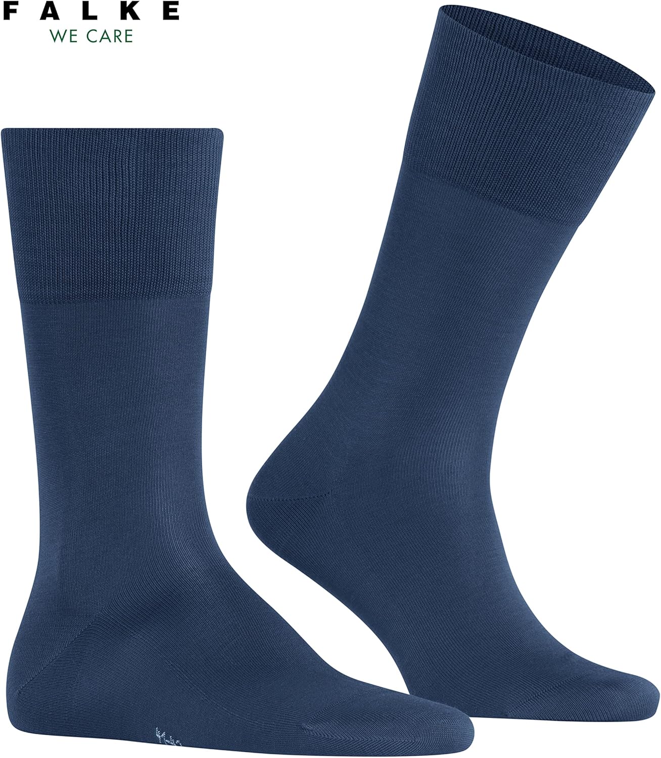 FALKE Men's Tiago Dress Socks, Sustainable Cotton, Crew, 1 Pair