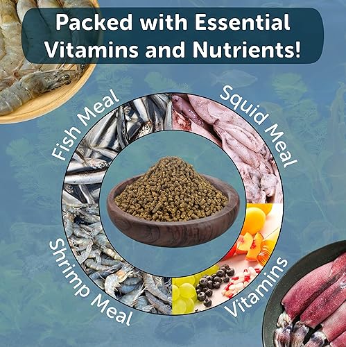 Miniatura 5 de Axolotl Food 116" suave húmedo hundimiento rangen salmón crumbles para bebé axolotl también camarones, caracoles, cangrejos, cangrejos de río, peces