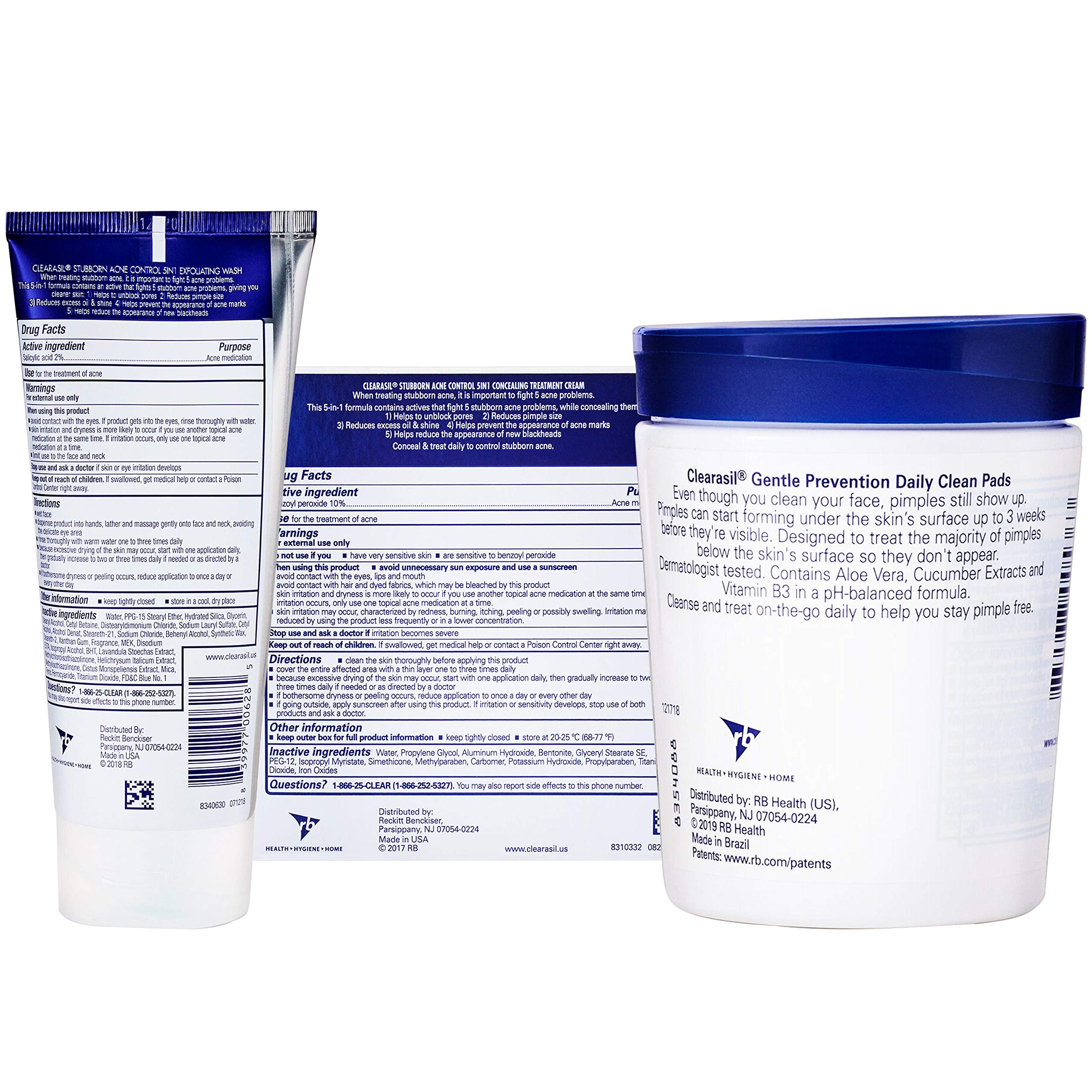 clearasil 5 in 1 stubborn acne