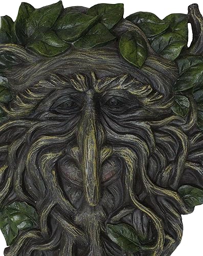Miniatura 4 de Ebros Nature Spirit God Celtic Somerset Summer Vines Greenman - Placa colgante de pared de 10.5 pulgadas de alto, árbol de la vida Wiccano con