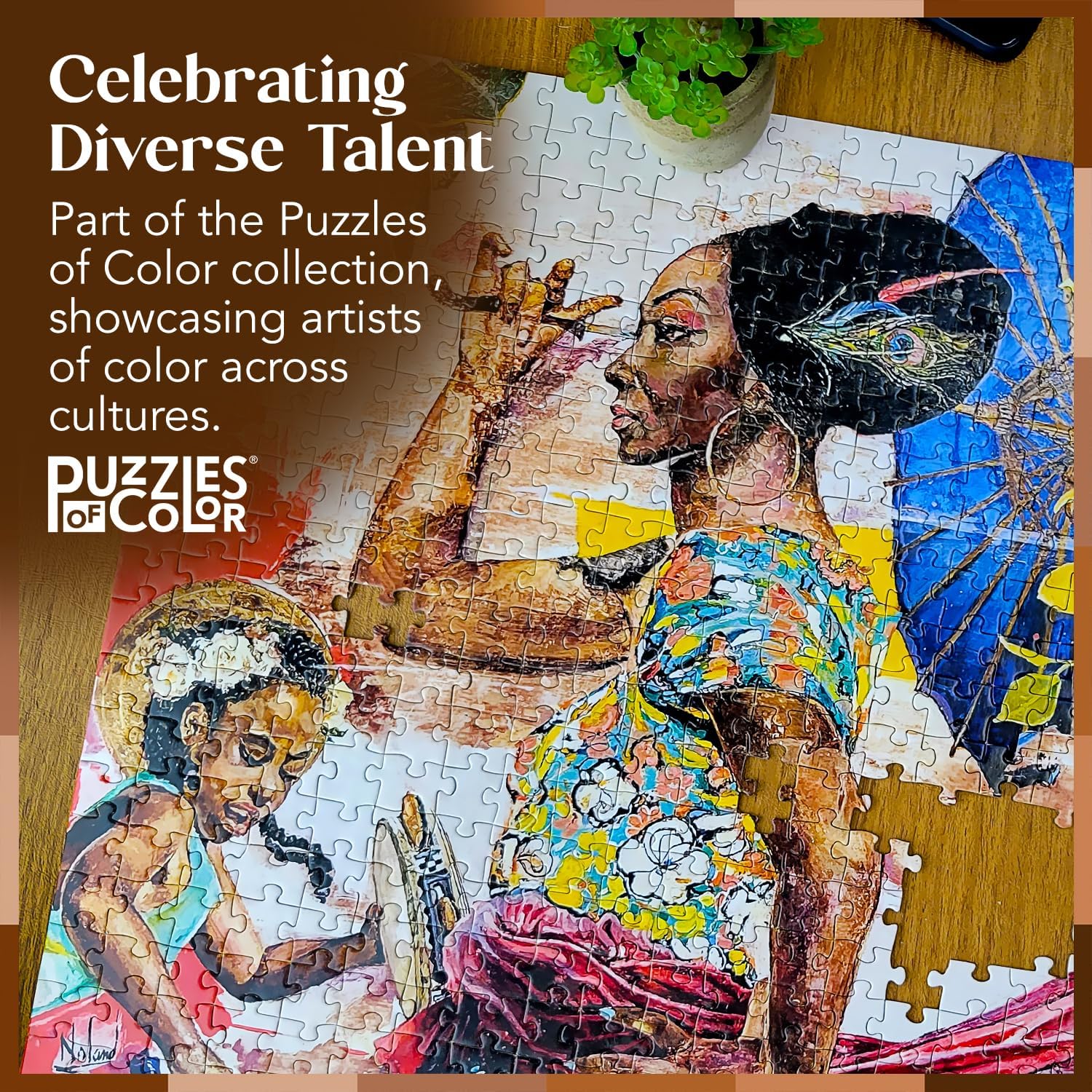 Puzzles of Color Dream of Venus in Spring II” by Noland Anderson | Empowered – 500-Piece Puzzles for Adults, Artwork Jigsaw Puzzle & Brain Game for Family Game Night & Gift for Friends (16"x20")