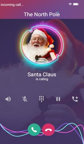 Amazing Video Live Call From Santa Claus