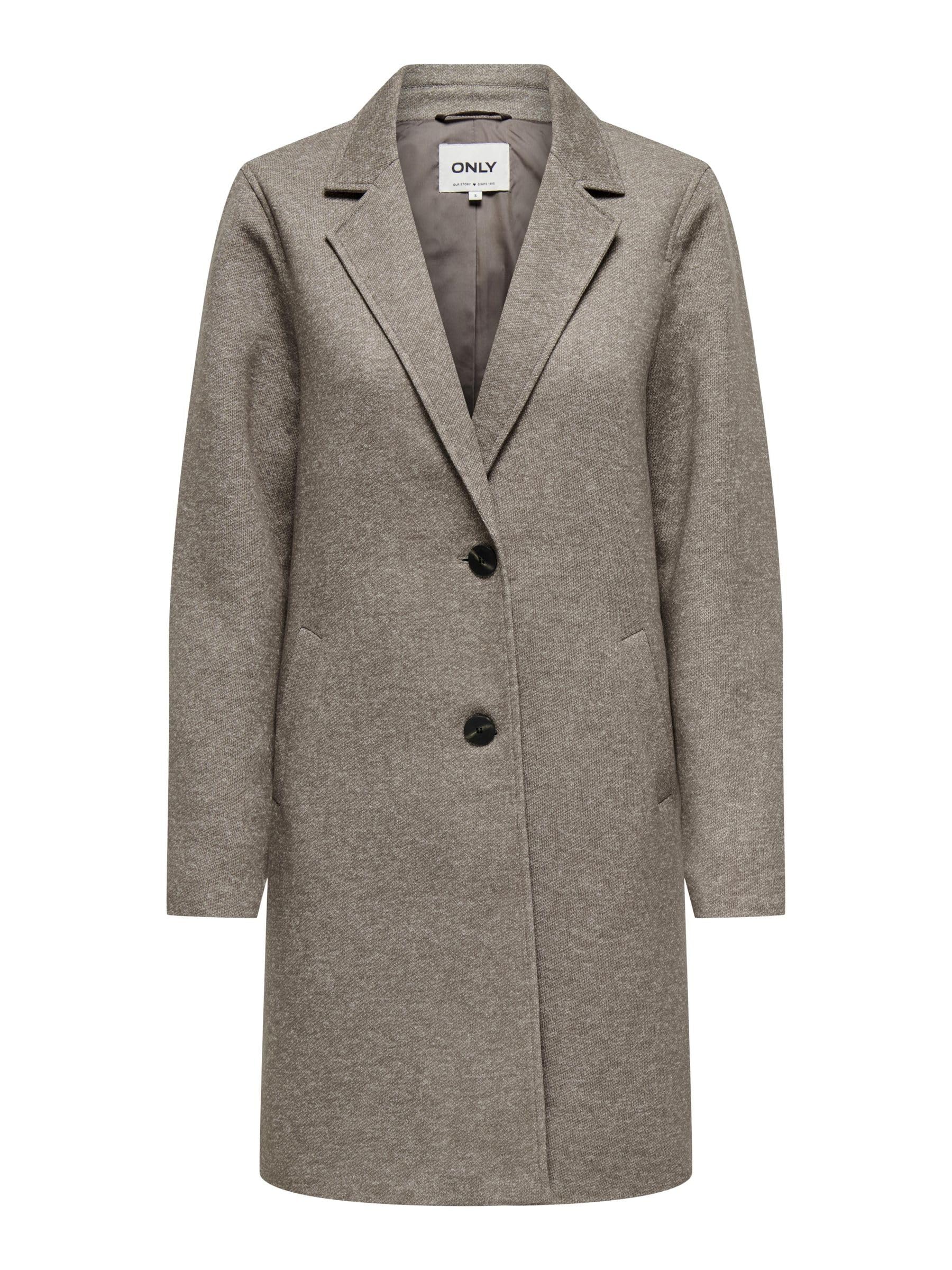 ONLY Women's Onlsedona Life Carrie Coat Cc OTW Nc, Walnut, M