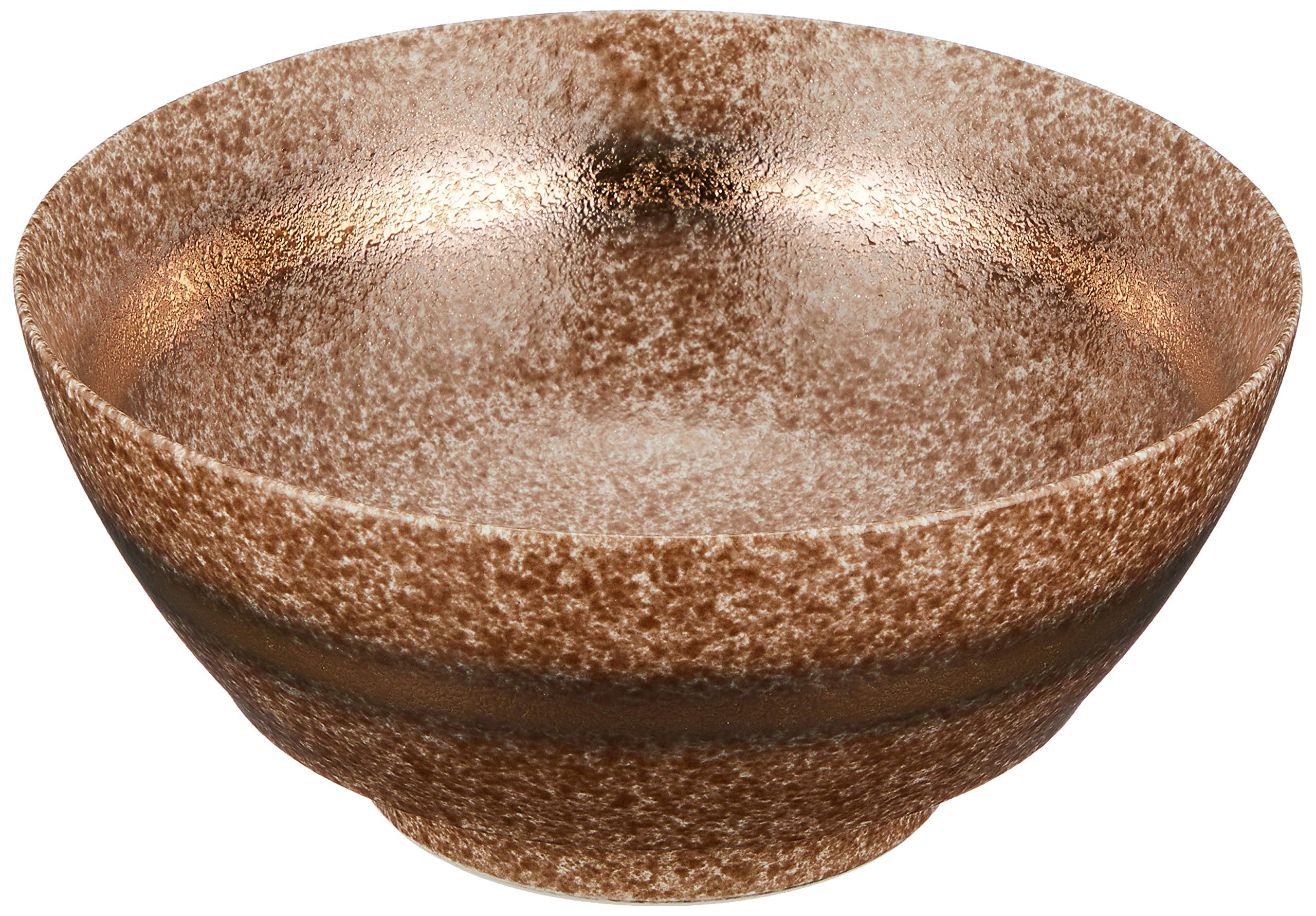 有田焼 陶悦窯 「 究極の ラーメン鉢 」 茶吹金帯 直径約18×高さ8cm ラーメン丼 どんぶり 器 陶器 食洗機対応 日本製 R0145