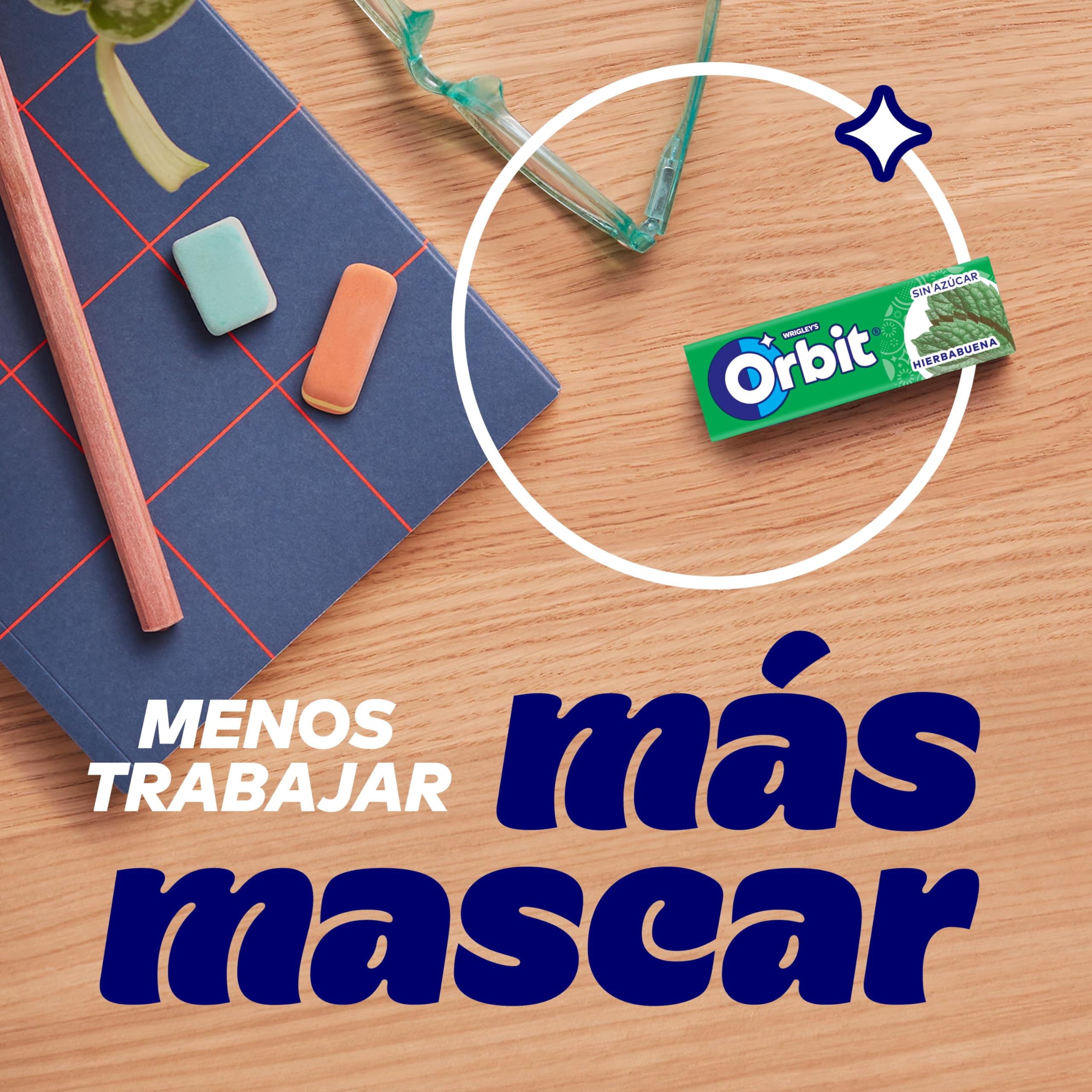Orbit Chicles Sabor Hierbabuena Paquete 30 X 14 Gr 420 Gramo
