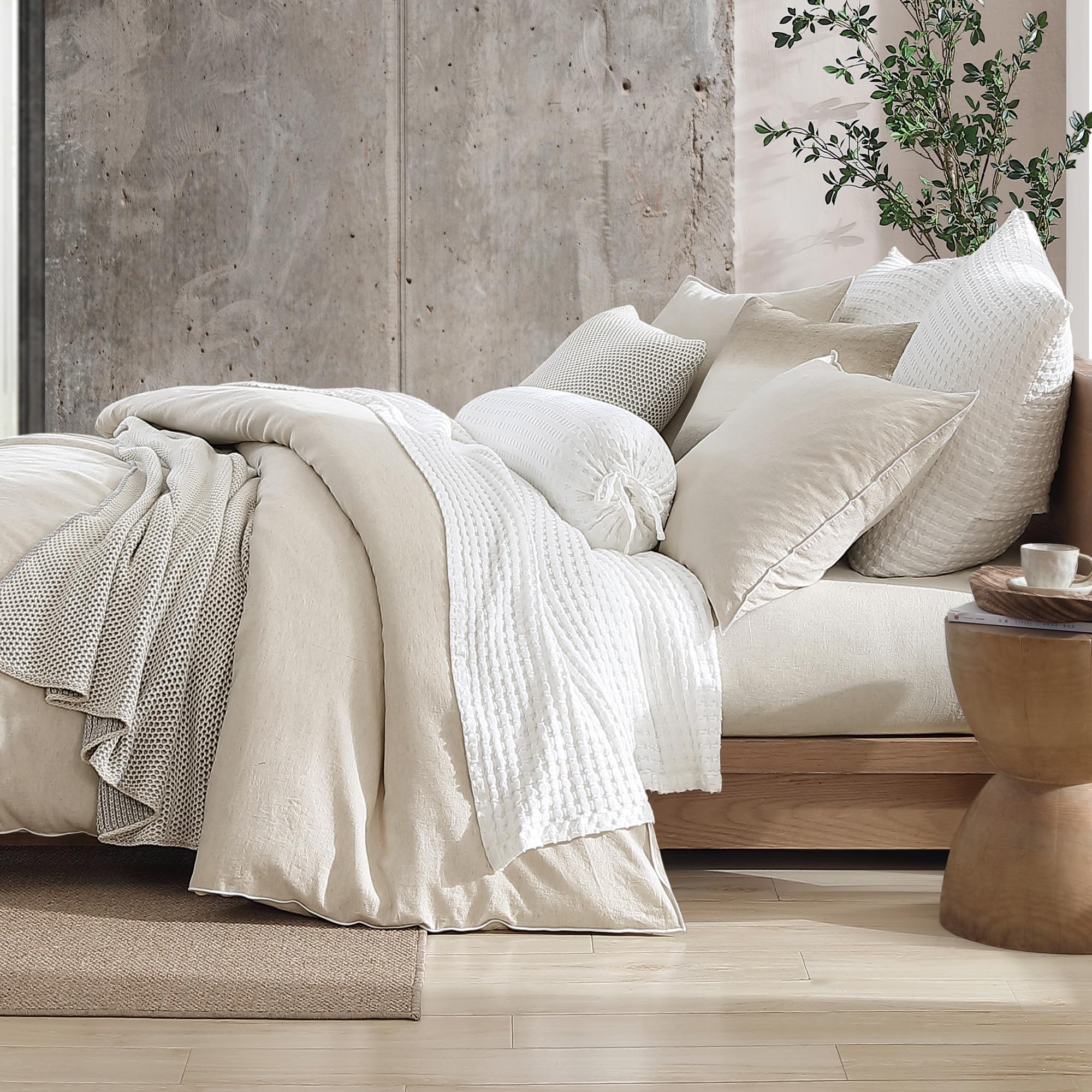 Amazon.com: DKNY Pure Duvet Cover Set - Full/Queen, Washed Soft 