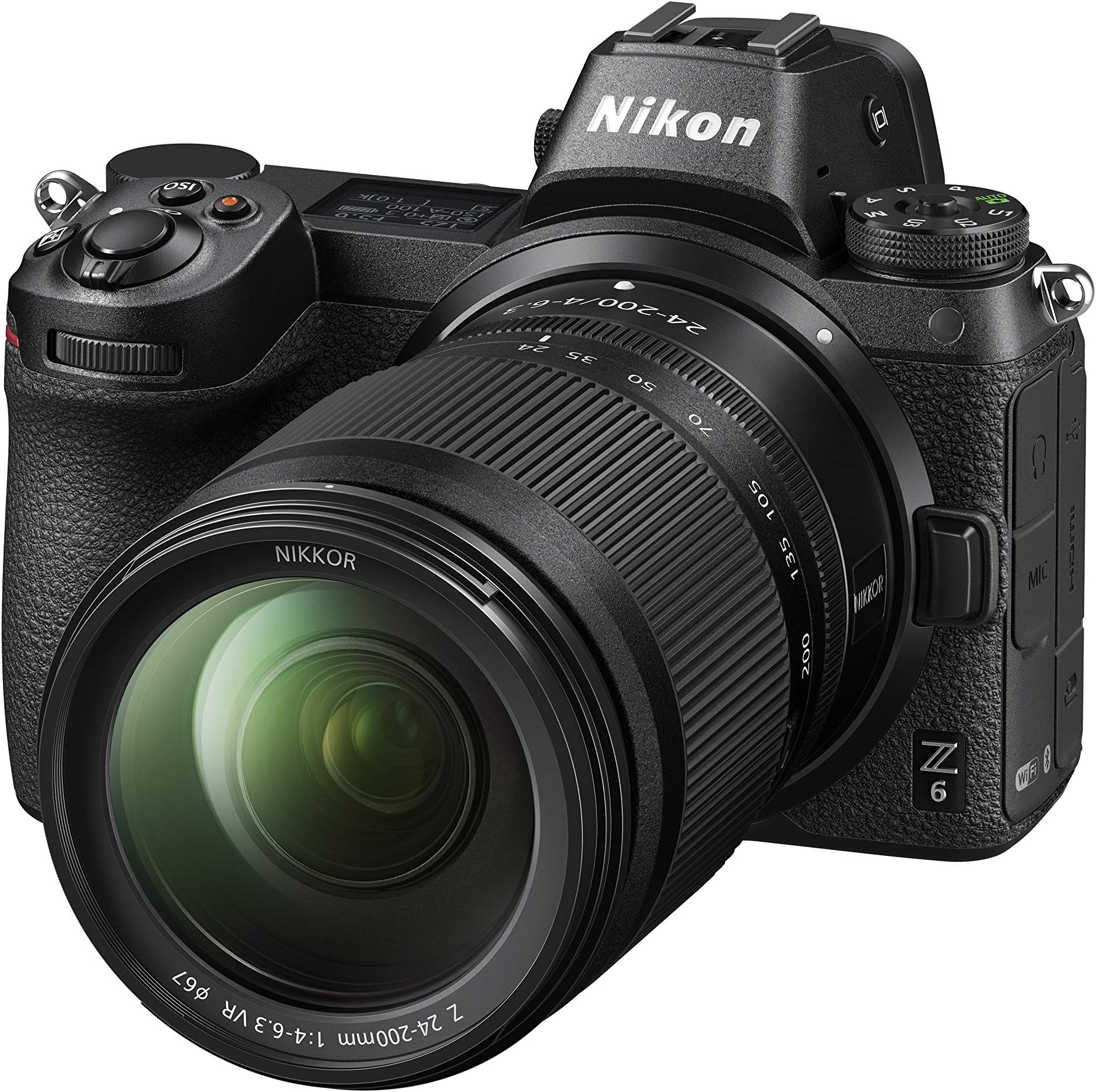 Nikon Z 6II Mirrorless Full-Frame Camera with 24-200mm f/4-6.3 VR Lens (24.5 MP, 14 fps, 4K UHD Video, Dual Card Slot, Robust Body, Advanced Low-Light AF, High-Speed Burst Shooting)