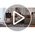 5x7 Area Rug Living Room Rugs Thickened - Washable Boho Vintage Floral Large Soft Non Slip Thin Rug Low Pile Carpet for Bedroom Dining Room Kids Playroom Office Decor Indoor- Multi Color