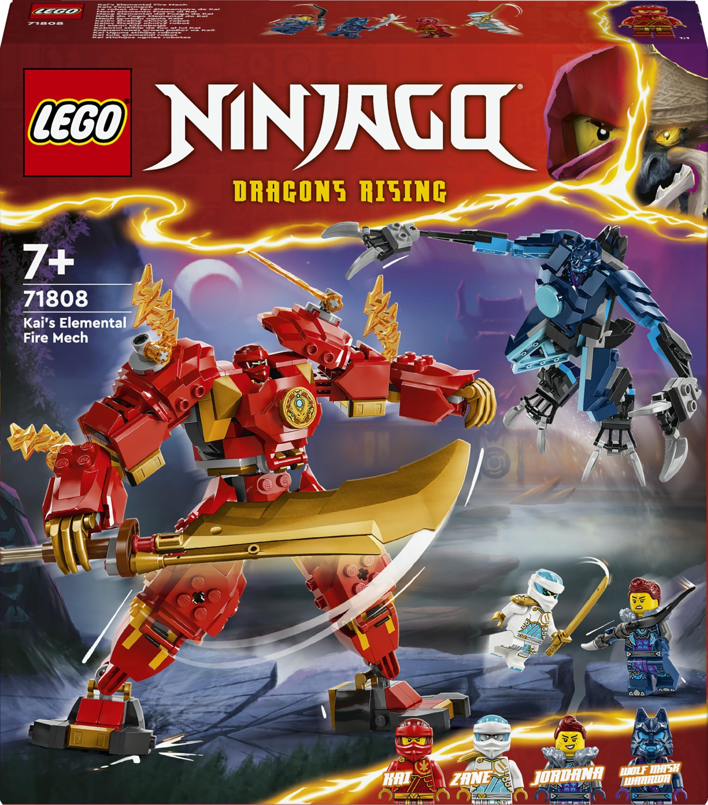 Ninjago Kai's Elemental Fire Mech 71808