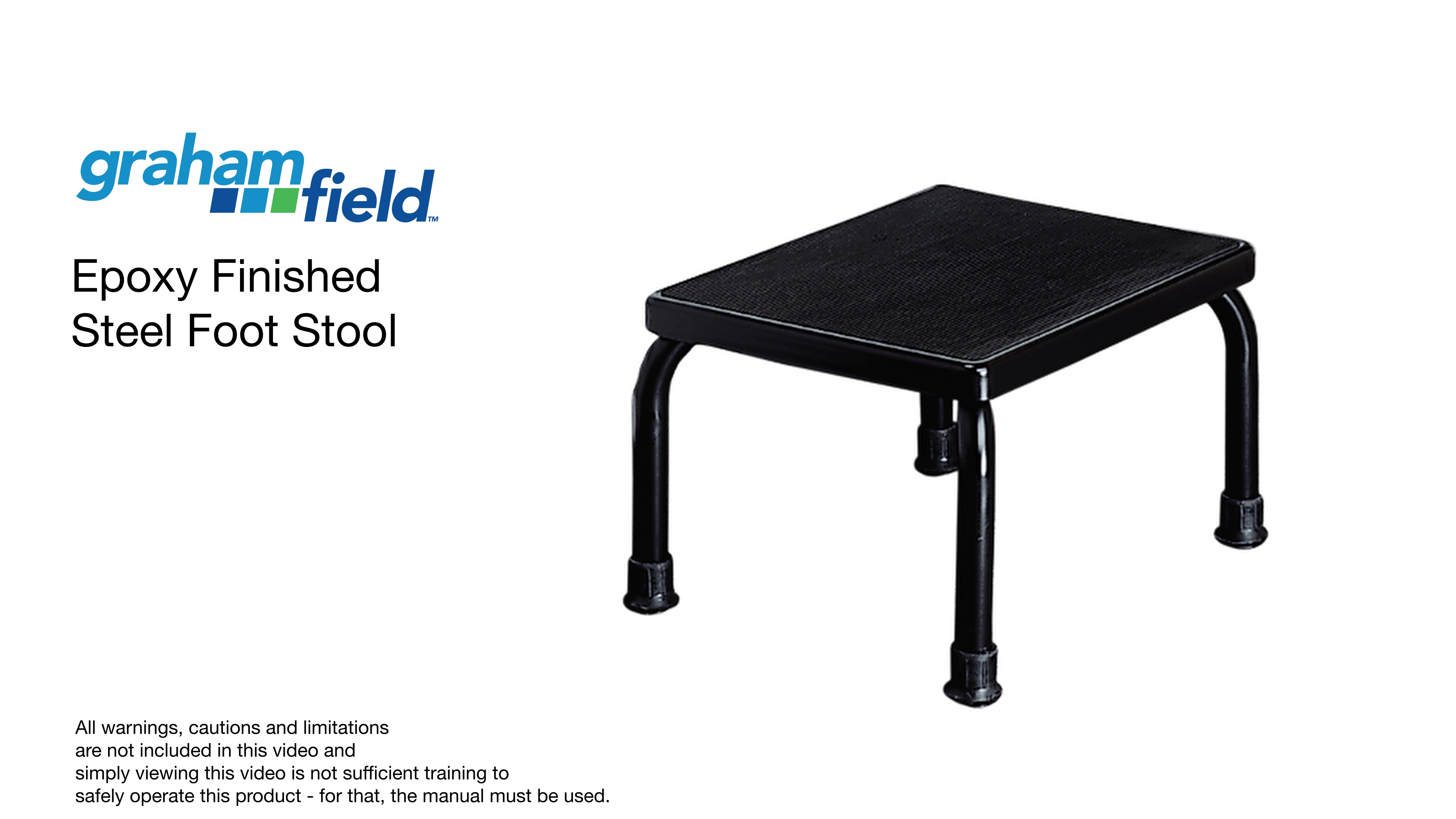 Amazon.com: Graham-Field Economy Foot Stool, Epoxy Finished Steel