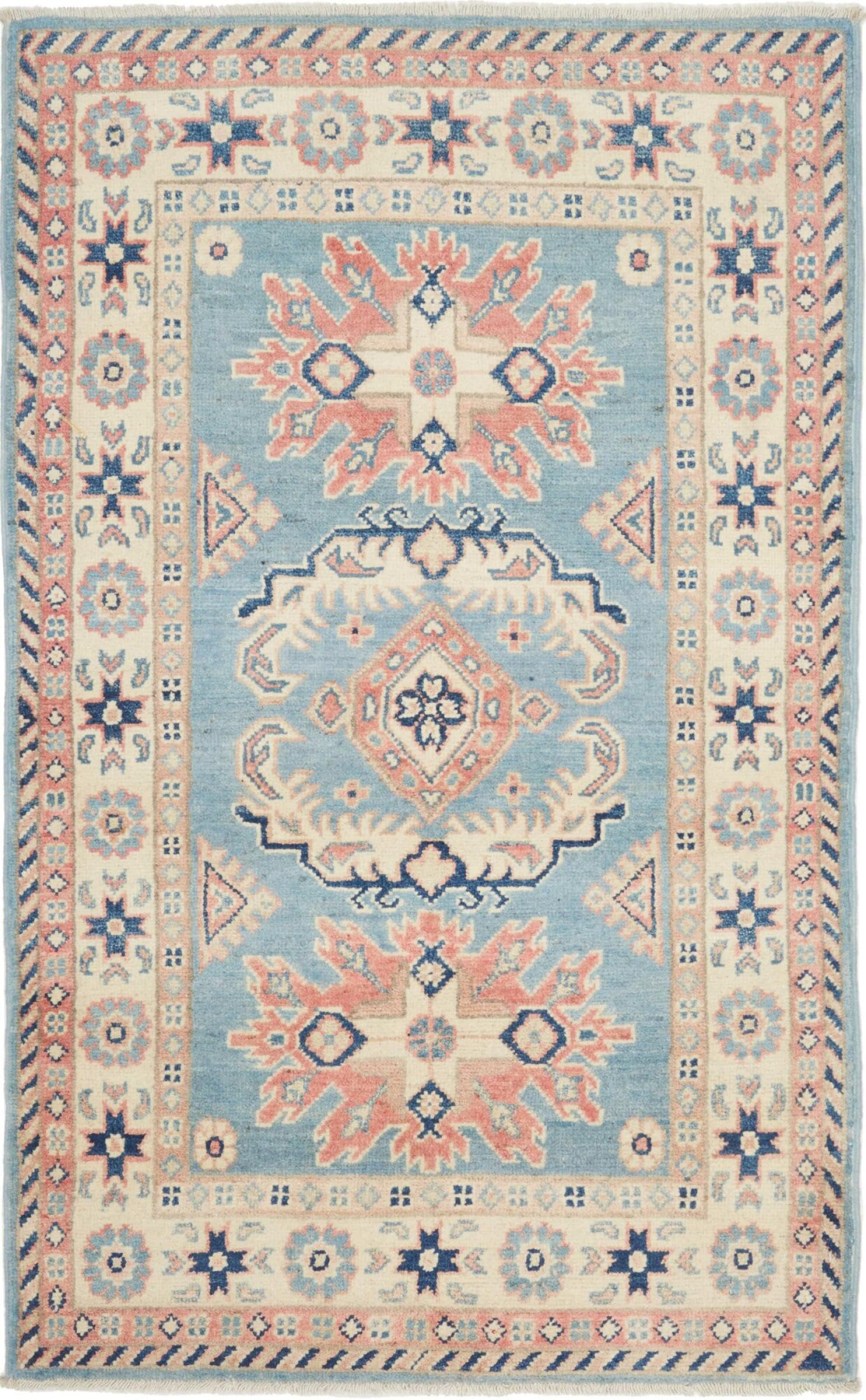 Tapis d'Orient Kazak en laine pour sublimer votre entrée ou bureau