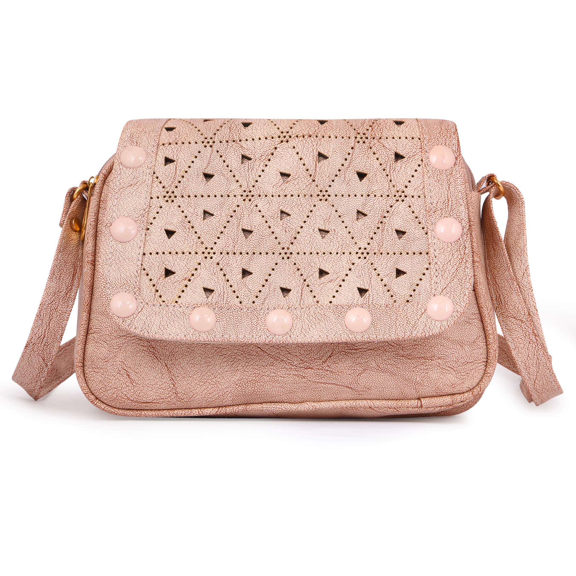 Ritupal Collection women handbag, Sling PU (Beige)-image-43