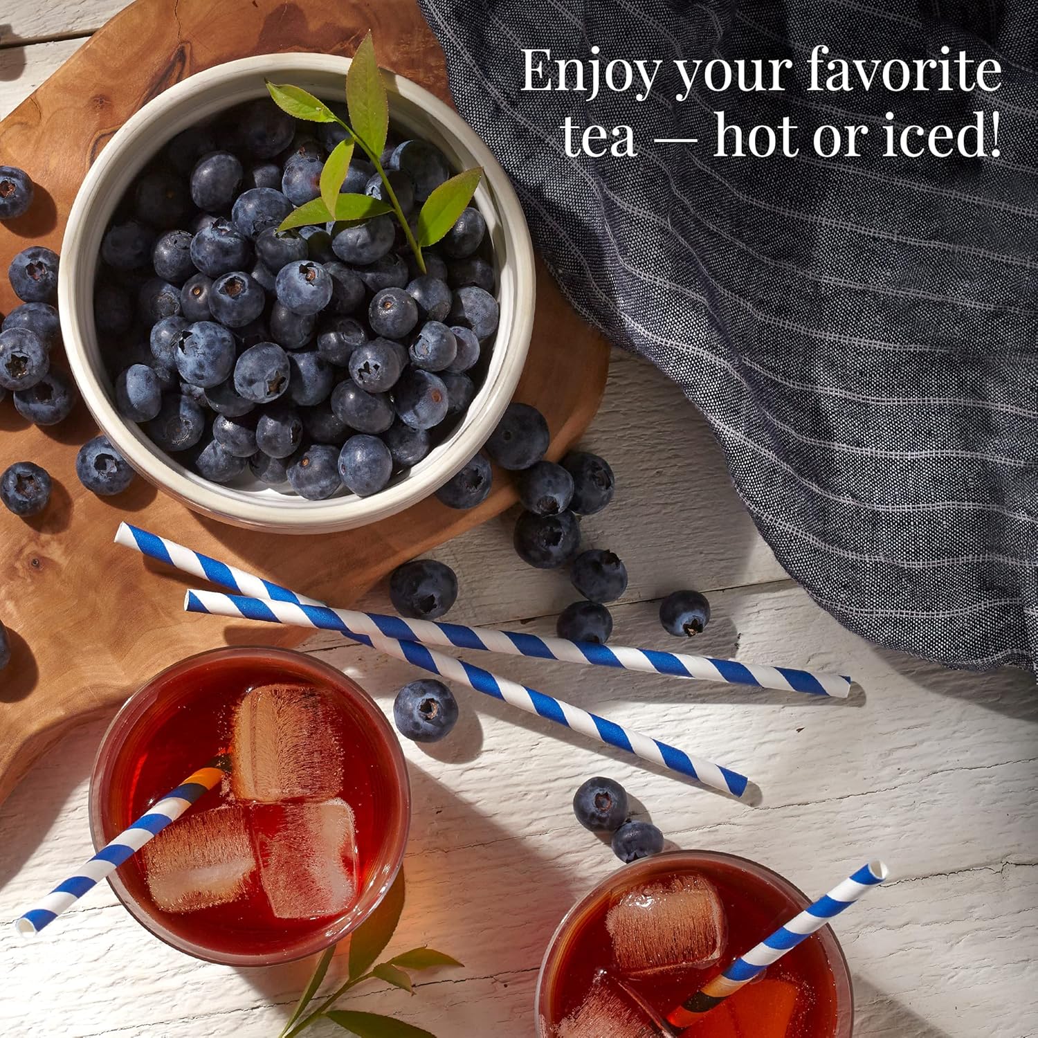 The Republic of Tea - Wild Blueberry Tea, 2.8 oz Tin | 50 Tea Bags, Gourmet Black Tea | Caffeinated - Image 4