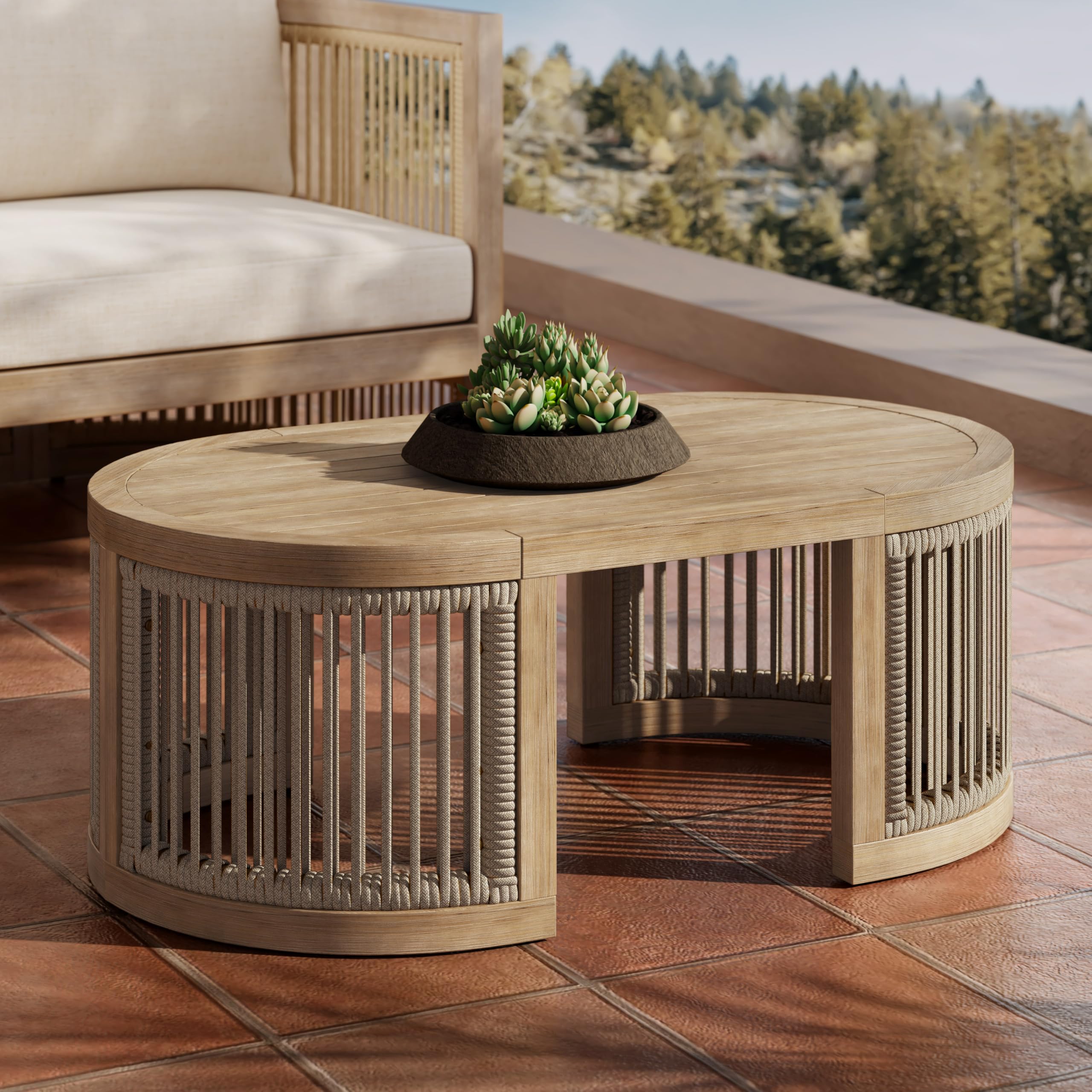Amazon.com : Christopher Knight Home Buekaz Outdoor Acacia Wood