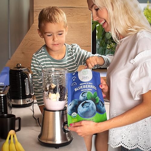 Miniatura 7 de ÖSEL BERRY Arándanos secos orgánicos, bayas azules silvestres 100% sin azúcar | Arándanos liofilizados seleccionados a mano - Orgánico y fresco |