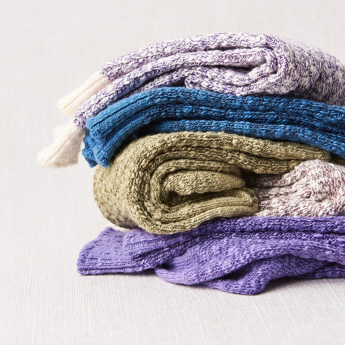 Fair Trade Organic Cotton Cozy Socks (Set of 3) view 3