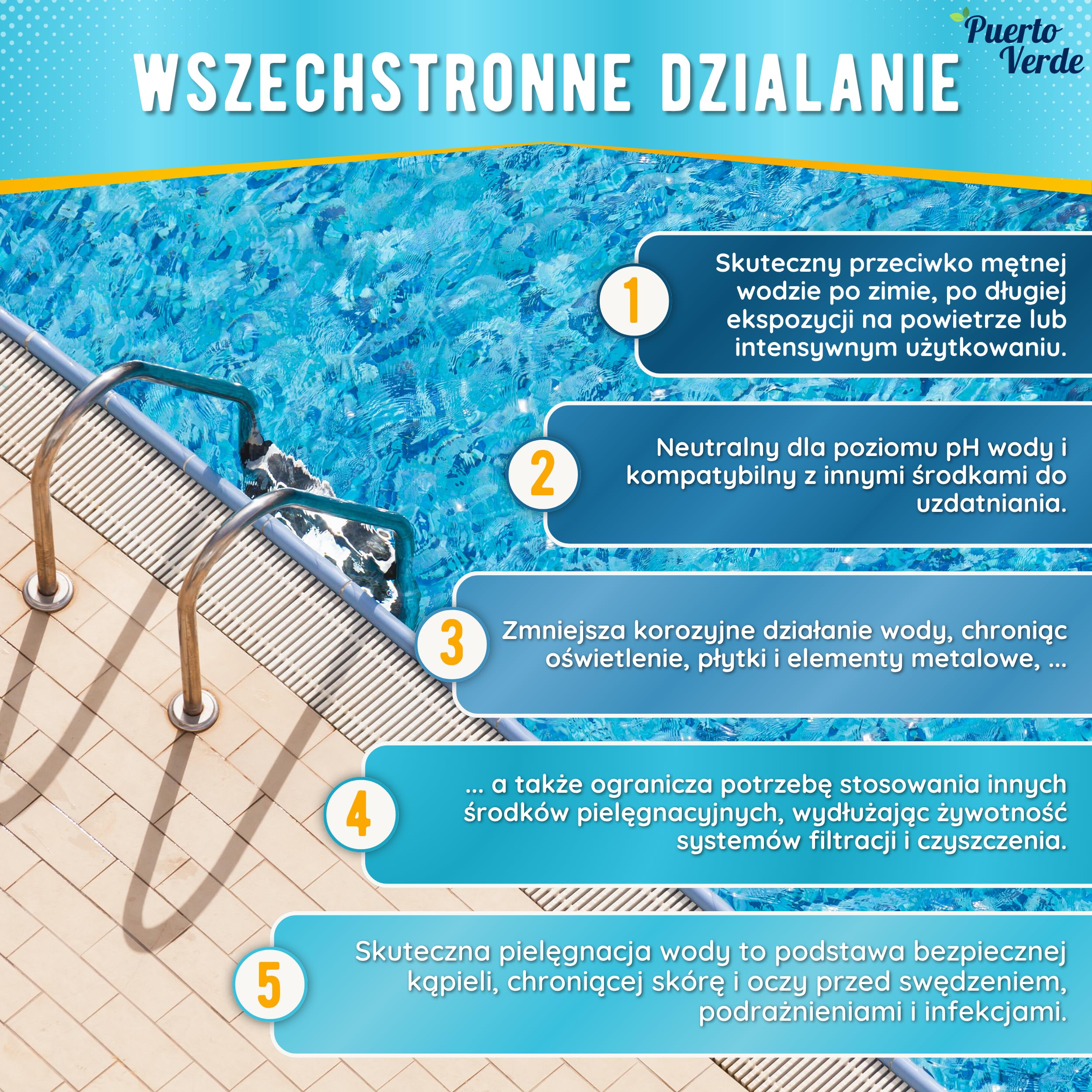 Flokulant Naturalny 64 Zabiegów. Klarant do Dużych Basenów.