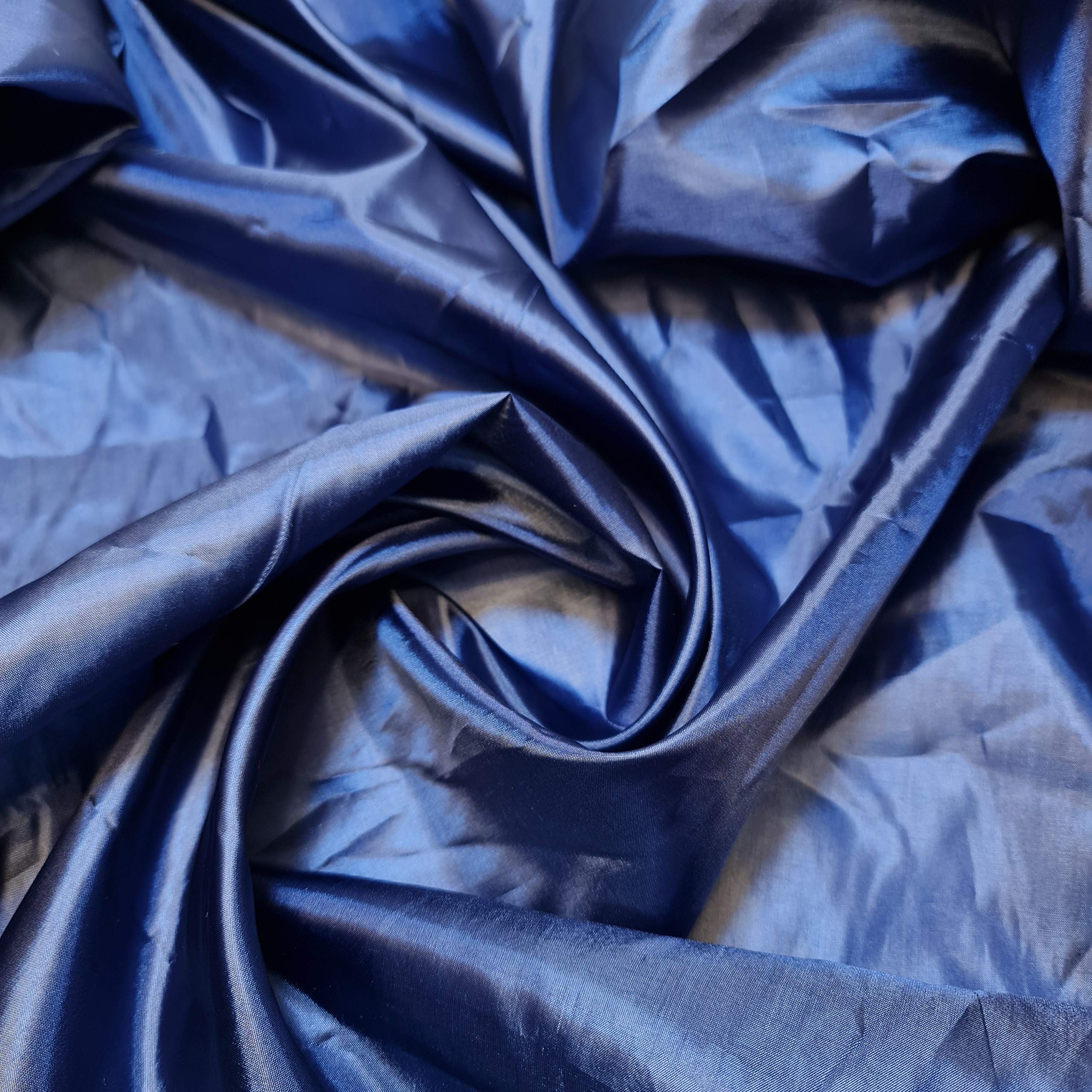 Habotai Dress Skirt Jacket Anti Static Lining Decor Fabric 150cm STH Available in 45 Colours (Navy, 1 Meter) โ image 1